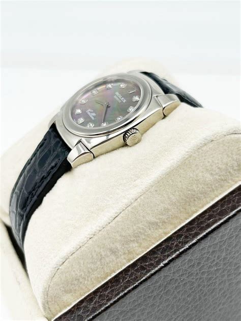 rolex cellini 18k mop tahiti 1989